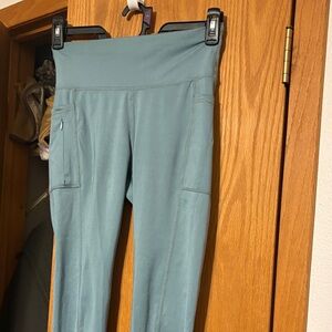 Adrienne Vittadini Teal Leggings
